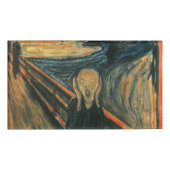 De schreeuw Edvard Munch moderne expressionistisch Naambadge (Voorkant)