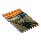 De schreeuw Edvard Munch moderne expressionistisch Notitieboek (Rechterzijde)
