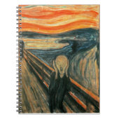 De schreeuw Edvard Munch moderne expressionistisch Notitieboek (Voorkant)