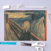 De schreeuw Edvard Munch moderne expressionistisch Tissuepapier (Craft)