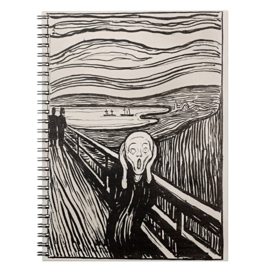 De Schreeuw Edvard Munch Notitieboek (Voorkant)