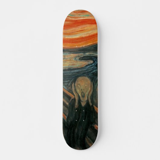 De Schreeuw - Edvard Munch Persoonlijk Skateboard (Voorkant)