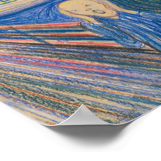 De Schreeuw | Edvard Munch Poster (Hoek)