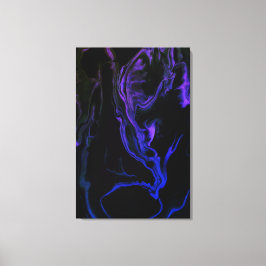 De schreeuw - een abstracte kunstcreatie op 61x91 canvas afdruk