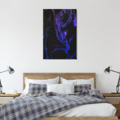 De schreeuw - een abstracte kunstcreatie op 61x91  canvas afdruk (Insitu (Slaapkamer))