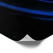 De schreeuw - een abstracte kunstcreatie op 61x91 poster (Hoek)