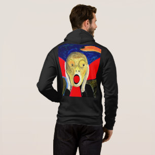 De Schreeuw geïnspireerd schilderij Hoodie