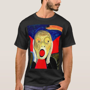 De Schreeuw geïnspireerd schilderij T-shirt