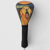 De Schreeuw - Golden Retriever Dog 002 - Pall Munc Golfheadcover (Voorkant)