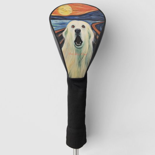 De Schreeuw - Grote Pyreneeën Hond 001 - Pall Munc Golfheadcover (Voorkant)