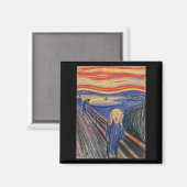 De Schreeuw (pastel 1895) Hoge kwaliteit Magneet (Voorkant / Achterkant)