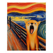 De Schreeuw - Shiba Inu Hond 003 - Pall Munch Perfect Poster (Voorkant)