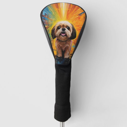 De Schreeuw - Shih Tzu Dog 003 - Pall Munch Golfheadcover (Voorkant)