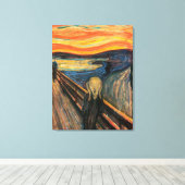 De Schreeuw - Uitgerekte Canvas Reproductie (Insitu (Houten vloer))