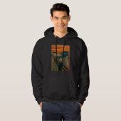 De schreeuw van Edvard Expressionisme Munch Art Hoodie (Voorkant volledig)