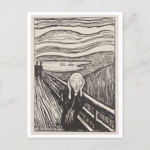 De Schreeuw van Edvard Munch, 1895 Briefkaart