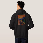 De Schreeuw van Edvard Munch – Iconische Kunst Hoodie (Achterkant volledig)