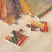 De Schreeuw van Edvard Munch Legpuzzel (Zijkant)