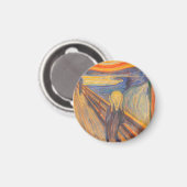 De Schreeuw van Edvard Munch Magneet (Voorkant / Achterkant)