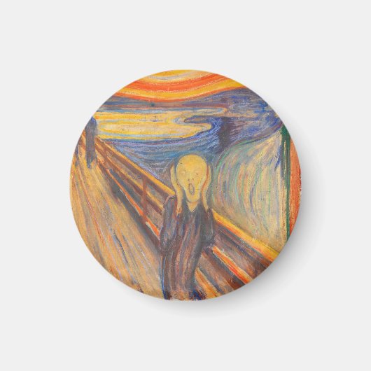 De Schreeuw van Edvard Munch Magneet (Voorkant)