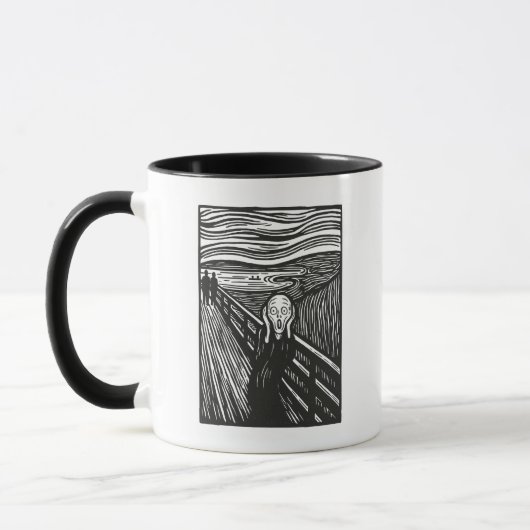 De schreeuw van Edvard Munch Mok (Links)
