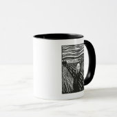 De schreeuw van Edvard Munch Mok (Voorkant rechts)
