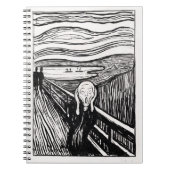 de schreeuw van Edvard Munch Notitieboek (Voorkant)