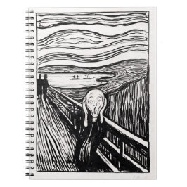 de schreeuw van Edvard Munch Notitieboek