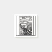 de schreeuw van Edvard Munch Post-it® Notes (Voorkant)