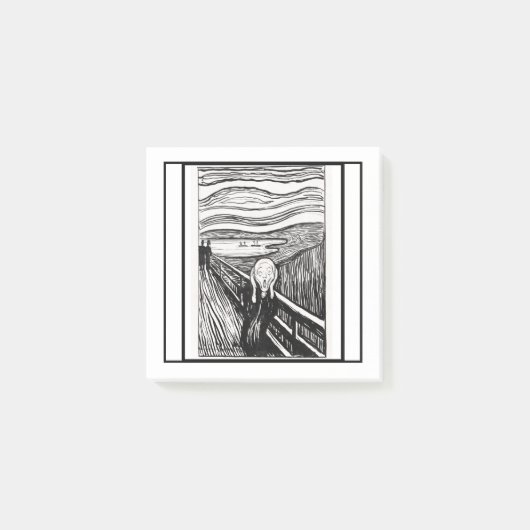 de schreeuw van Edvard Munch Post-it® Notes (Voorkant)