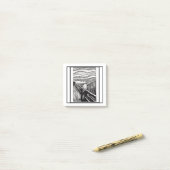 de schreeuw van Edvard Munch Post-it® Notes (Op bureau)