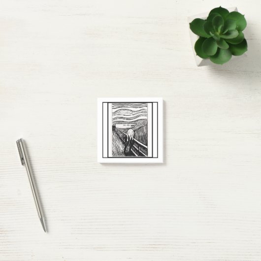de schreeuw van Edvard Munch Post-it® Notes (Kantoor)