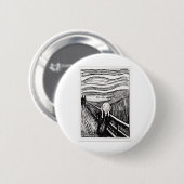 de schreeuw van Edvard Munch Ronde Button 5,7 Cm (Voorkant /achterkant)