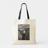 De schreeuw van Edvard Munch Tote Bag (Achterkant)