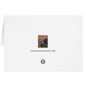 De Schreeuw van Edvard Munch, Vintage Expressionis (Achterkant Horizontaal)