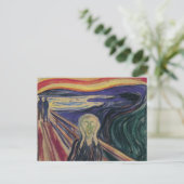 De Schreeuw van Edvard Munch, Vintage Expressionis Briefkaart (Staand voorkant)