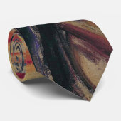 De Schreeuw van Edvard Munch, Vintage Expressionis Stropdas (Opgerold)