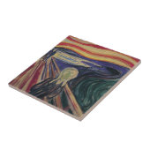 De Schreeuw van Edvard Munch, Vintage Expressionis Tegeltje (Zijkant)