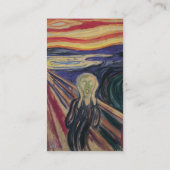 De Schreeuw van Edvard Munch Visitekaartje (Achterkant)