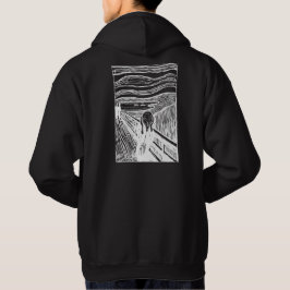 De Schreeuw van Edvard Munch – White Line Art Hoodie