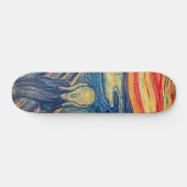 De schreeuw van expressie - Edvard Munch Persoonlijk Skateboard (Horizontaal)