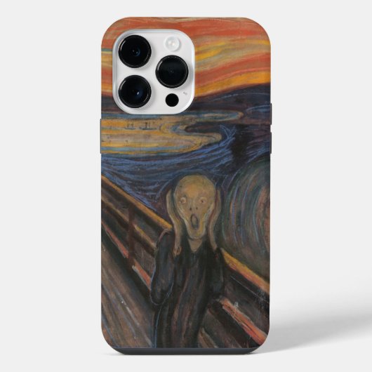 De Schreeuw van Munch iPhone Hoesje (Achterkant)