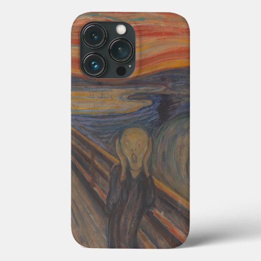 De schreeuw van Natuur, Edvard Munch, 1893 Case-Mate iPhone Case (Achterkant)