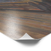 De schreeuw van Natuur, Edvard Munch, 1893 Foto Afdruk (Hoek)