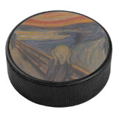 De schreeuw van Natuur, Edvard Munch, 1893 Hockey Puck (3/4)