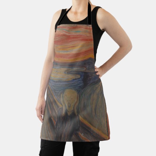 De schreeuw van Natuur, Edvard Munch, 1893 Schort (Insitu)