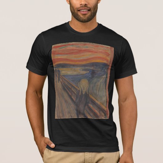 De schreeuw van Natuur, Edvard Munch, 1893 T-shirt (Voorkant)