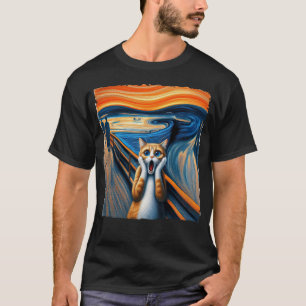 De schreeuwende kat t-shirt