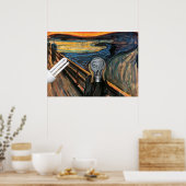 De Schreeuwende Peer Poster (Keuken)