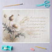 De Schrift belooft Jozua 1:9 ontkoppeling Tissuepapier (Craft)